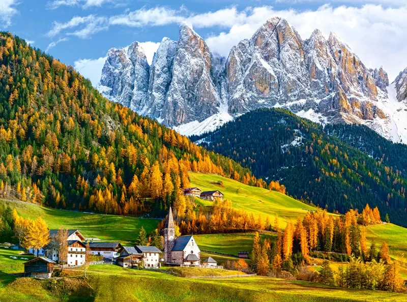 Église de Sainte-Madeleine, Dolomites
