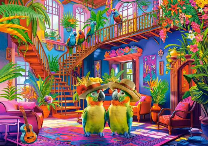 Perroquets au Paradis