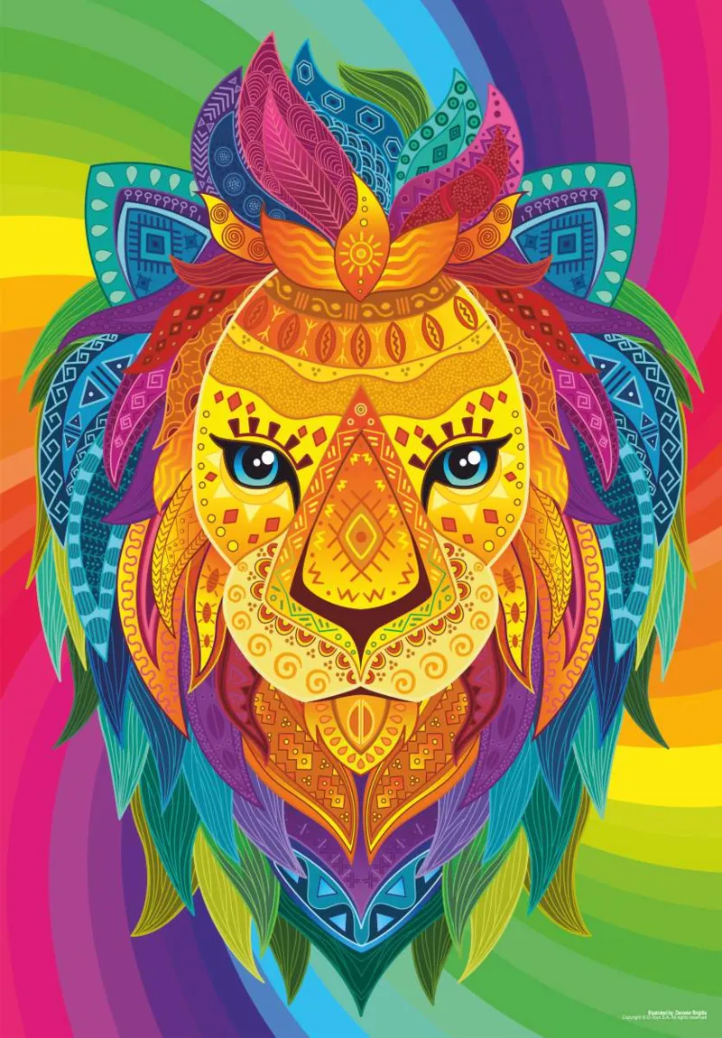 Lion Abstrait