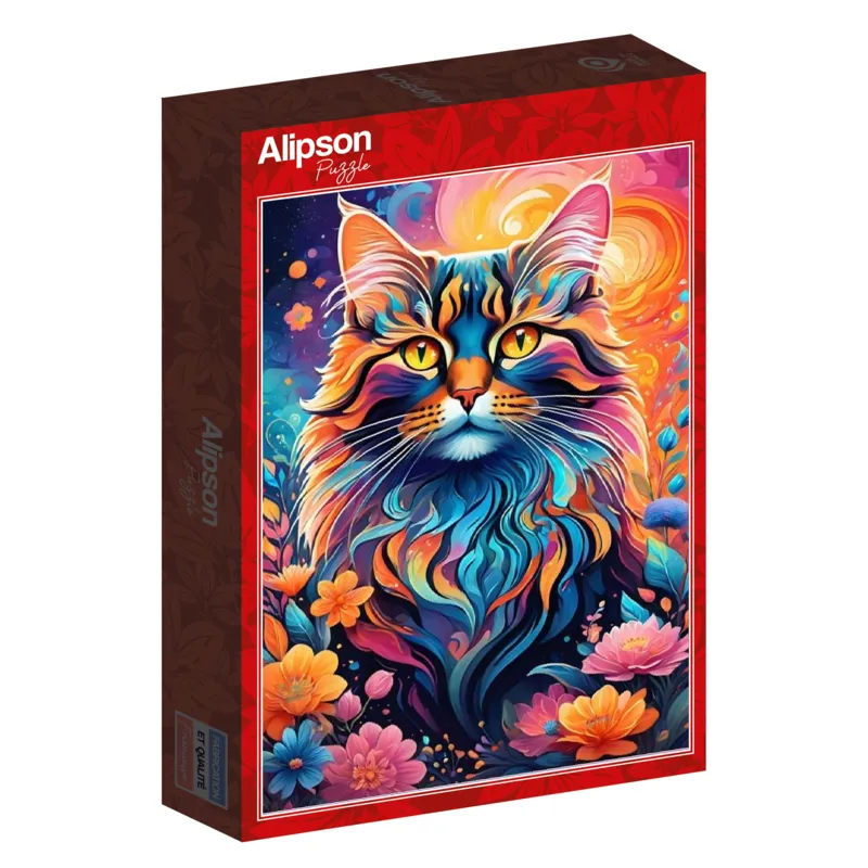 Chat Multicolore