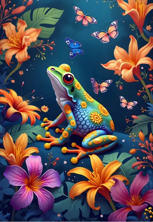 La Grenouille et le Bal des Papillons