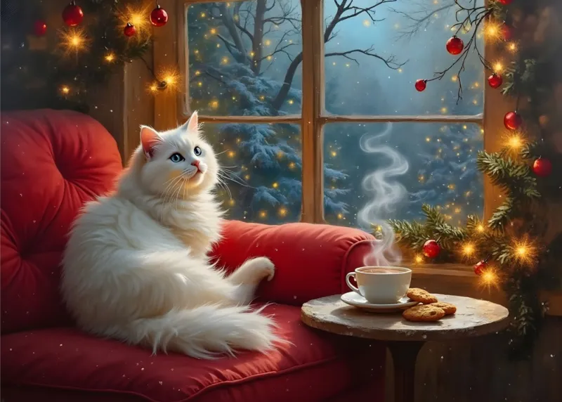 Attendons Noël Confortablement