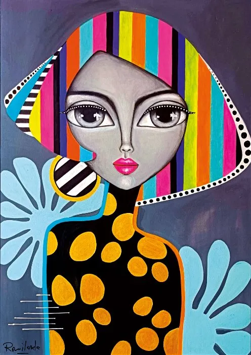 Fille Colorée