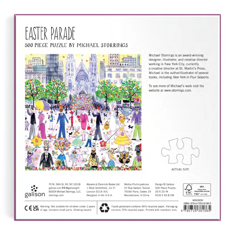 Michael Storrings - Parade de Pâques - Puzzle de 500 Pièces
