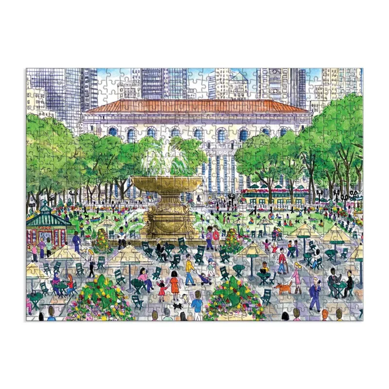 Le Printemps à la Bbibliothèque - Puzzle Double Face de 500 Pièces
