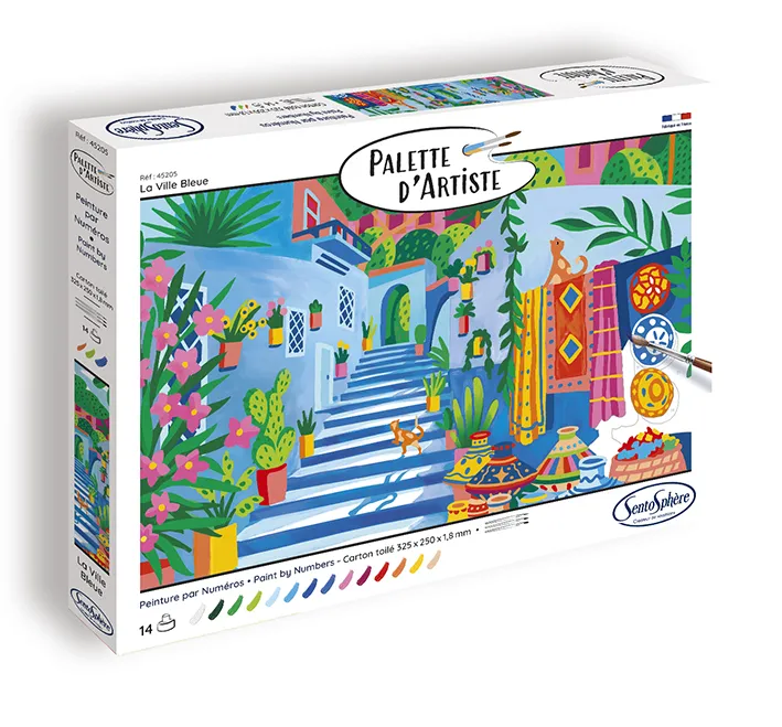Palette D'Artiste - La Ville Bleue