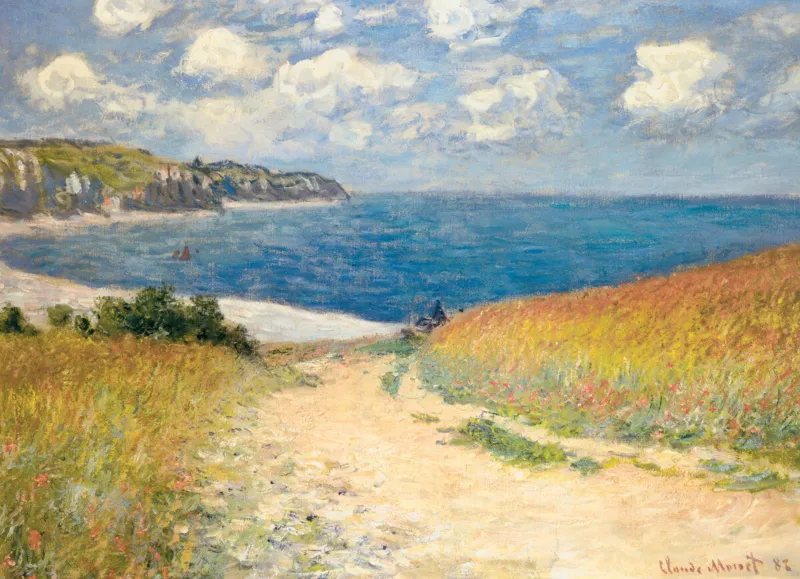 Claude Monet - Chemin dans les Bles a Pourville