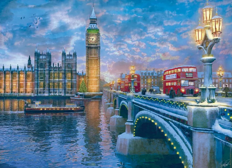 Dominic Davison : Christmas Eve in London