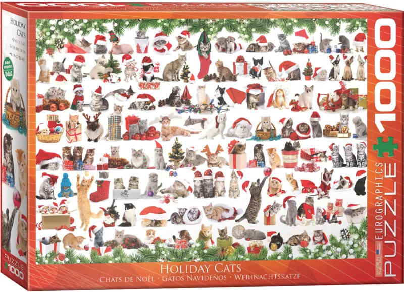 Chats de Noël