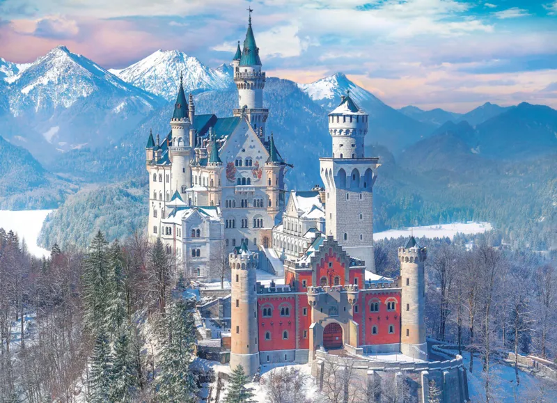 Neuschwanstein en Hiver, Allemagne