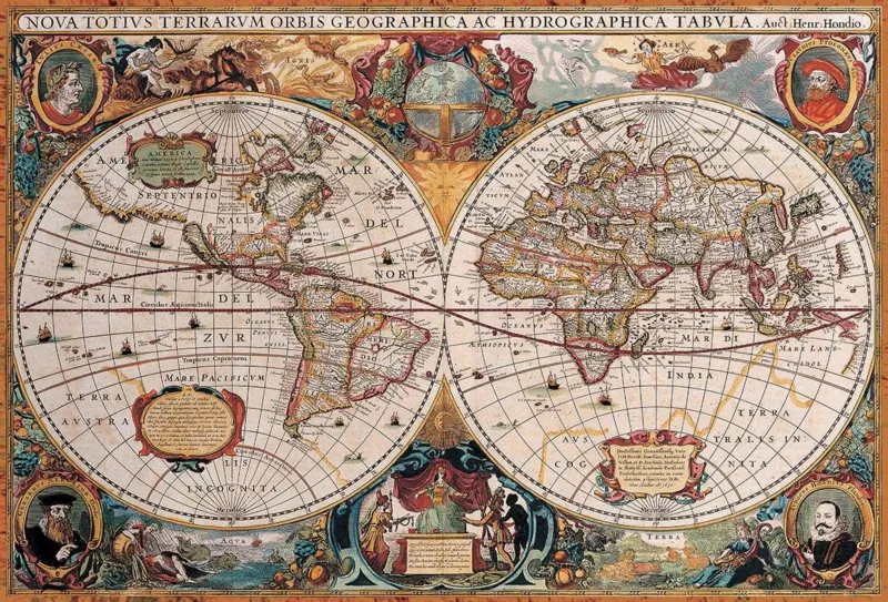 Antique World Map