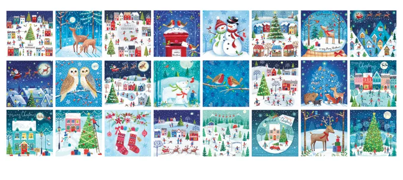 Calendrier de l'Avent - Ville de Noël - 24 Puzzles