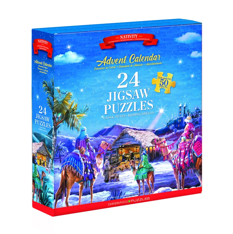 Calendrier de l'Avent - Nativité - 24 Puzzles