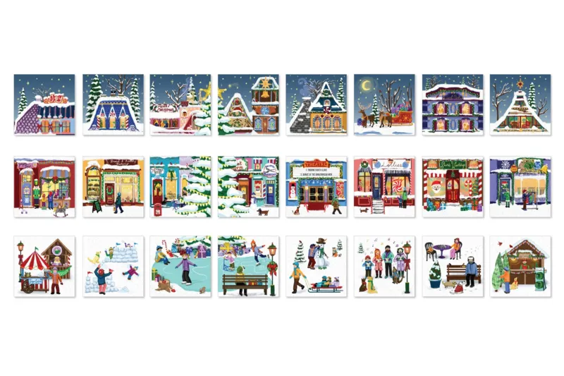Calendrier de l'Avent - 24 Puzzles
