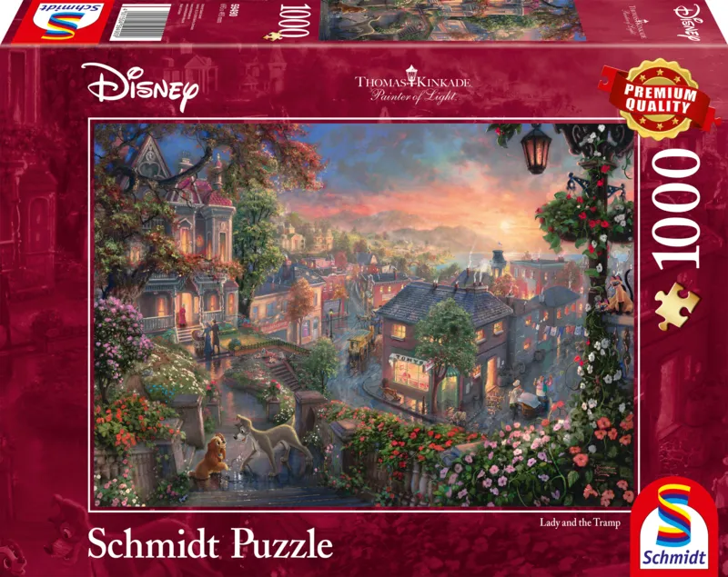 Thomas Kinkade - Disney - La Belle et le Clochard