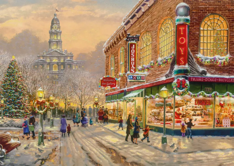 Thomas Kinkade - Un souhait de Noël