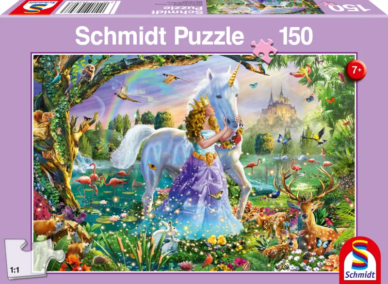 Princesse avec sa Licorne