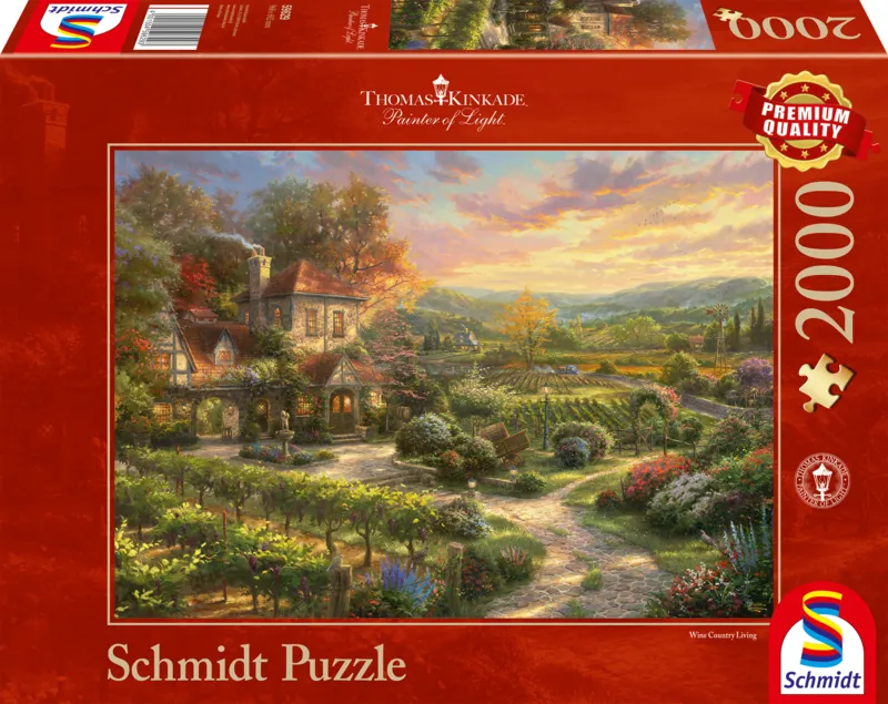 Thomas Kinkade - Dans le Vignoble