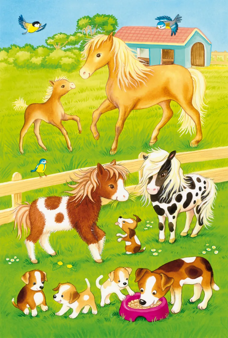 3 Puzzles - Mes Amis de la Ferme