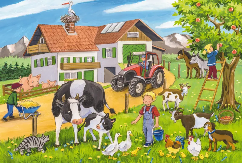 3 Puzzles - A La Ferme