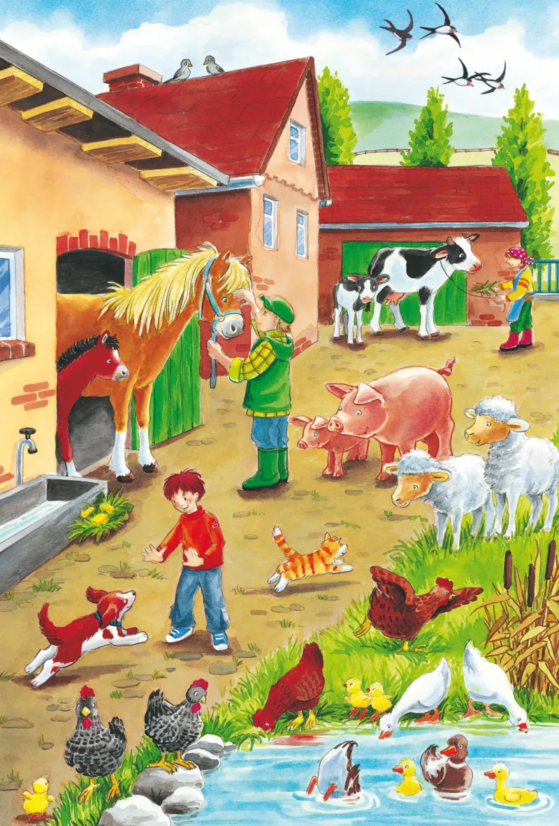 3 Puzzles - A La Ferme