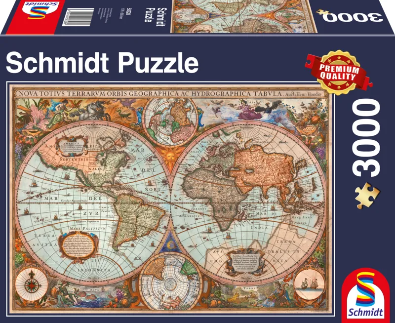 Vieille Carte du Monde
