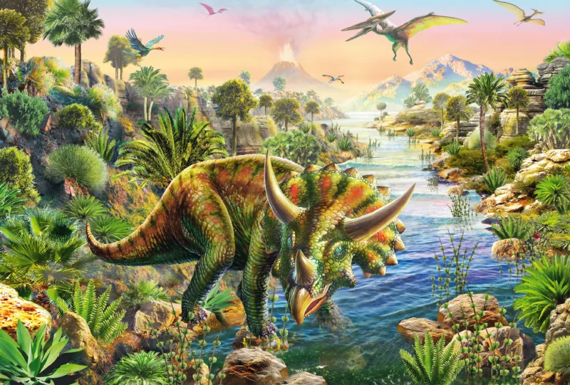 3 Puzzles - Dinosaures