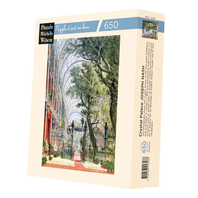 Puzzle en Bois Découpé à la Main - Joseph Nash : Chrystal Palace