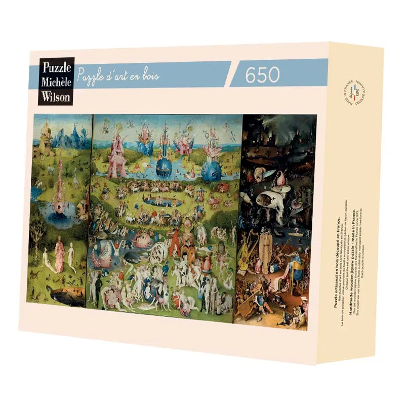 Puzzle en Bois Découpé à la Main - Jardin Des Délices