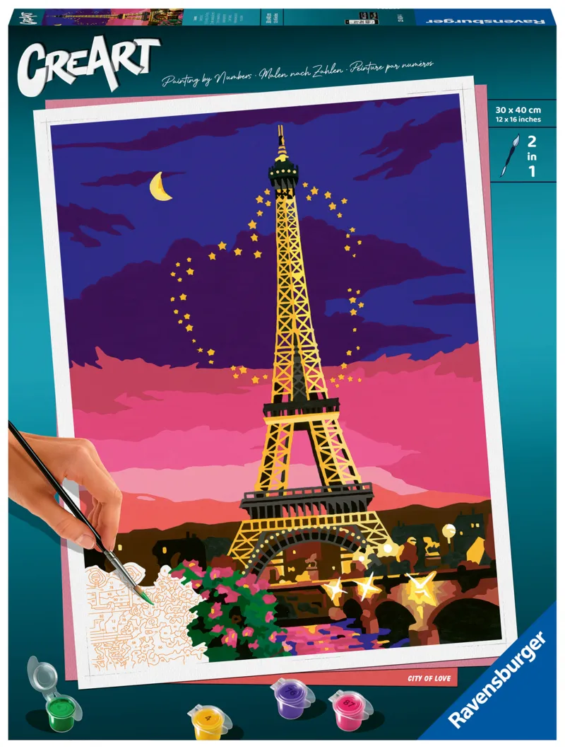 Peinture au Numéro - CréArt - Paris City of Love