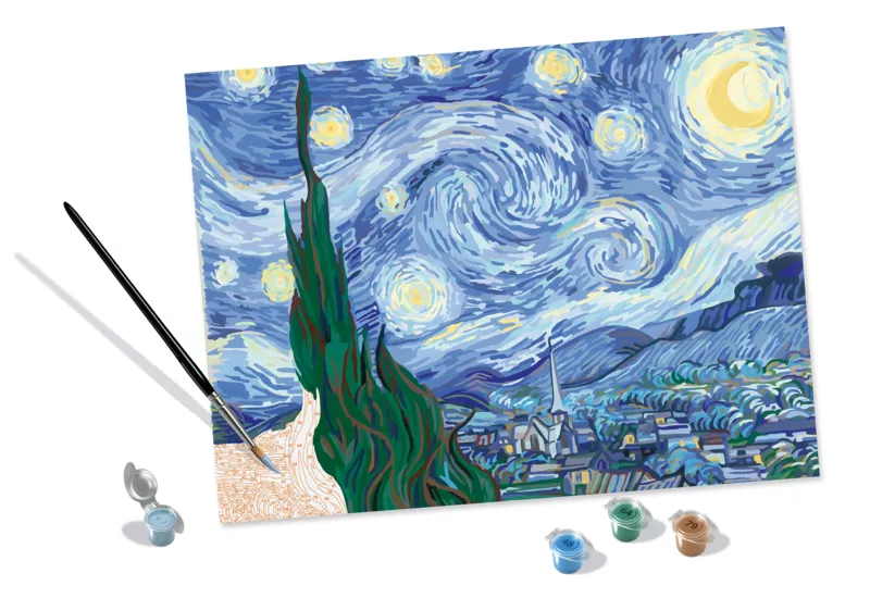 Peinture au Numéro - CréArt - Art Collection - Van Gogh - La nuit étoilée