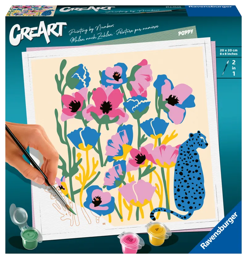 Peinture au Numéro - CréArt - Poppy - Jolane Edition
