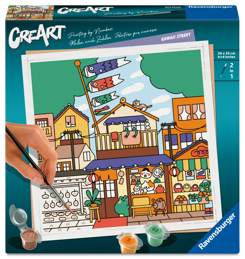 Peinture au Numéro - CréArt - Kawaii Street - Niniwanted