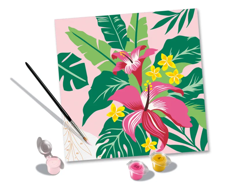 Peinture au Numéro - CréArt - Tropical Plants