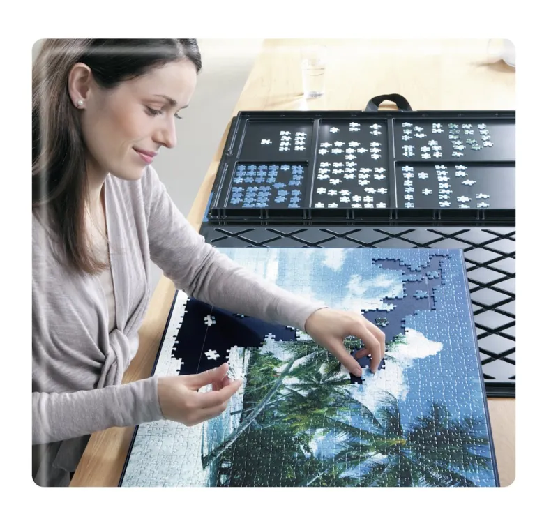 Porte-puzzle de 300 à 1000 pièces + Trieurs de pièces