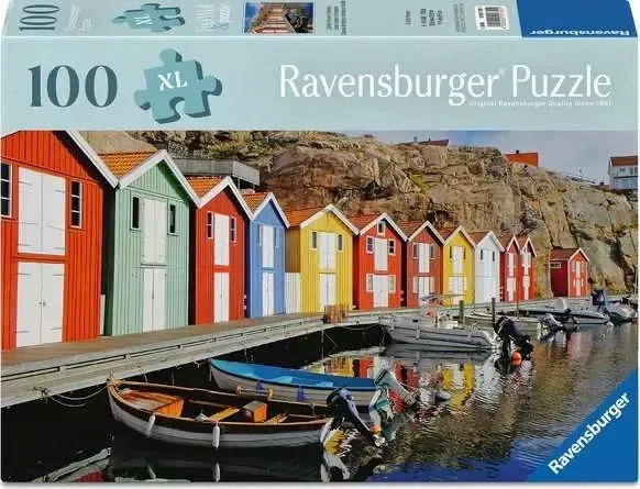 Pièces XXL - Feel Well & Puzzle - Maisons Colorées En Suède