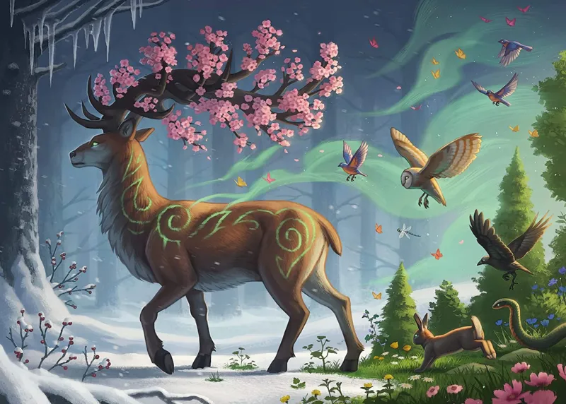 Le Cerf Annonciateur du Printemps