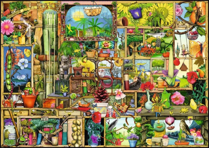 Colin Thompson: Etagère de Jardin