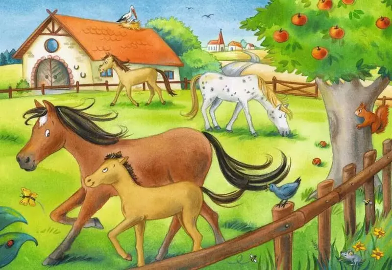 2 Puzzles - At the Stables