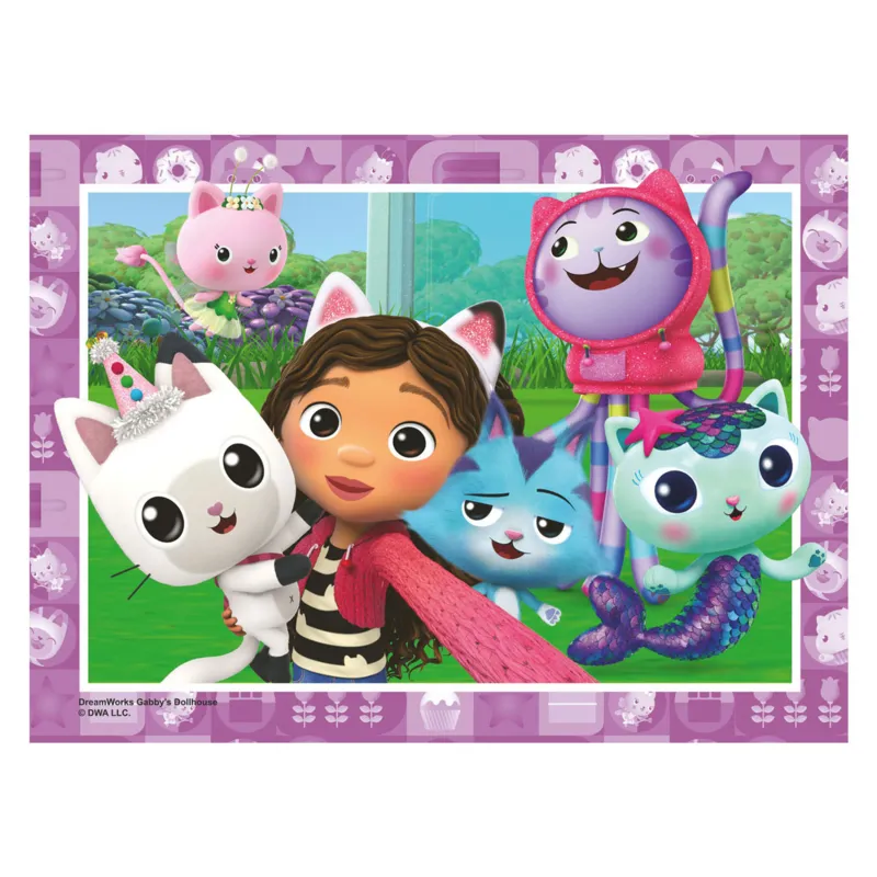 4 Puzzles - La Maison de Poupée de Gabby