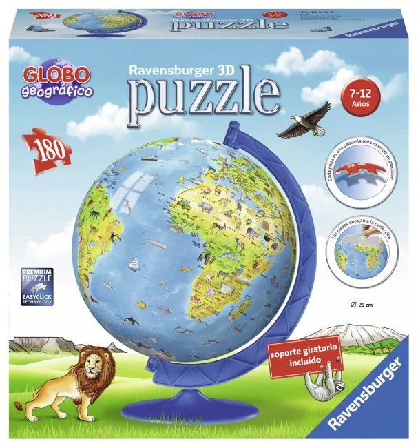 Puzzle Ball 3D - Mappemonde en Espagnol