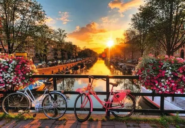 Pièces XXL - Feel Well & Puzzle - Bicyclettes À Amsterdam