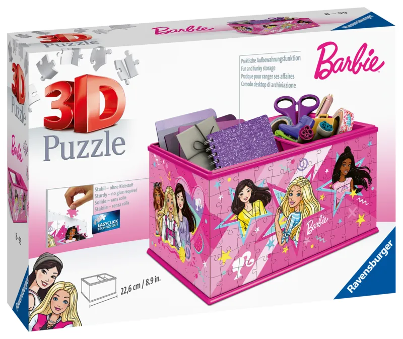 Puzzle 3D - Boite de Rangement - Barbie