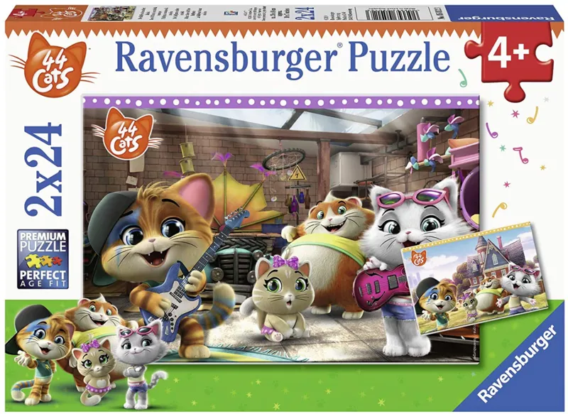 2 Puzzles - 44 Cats