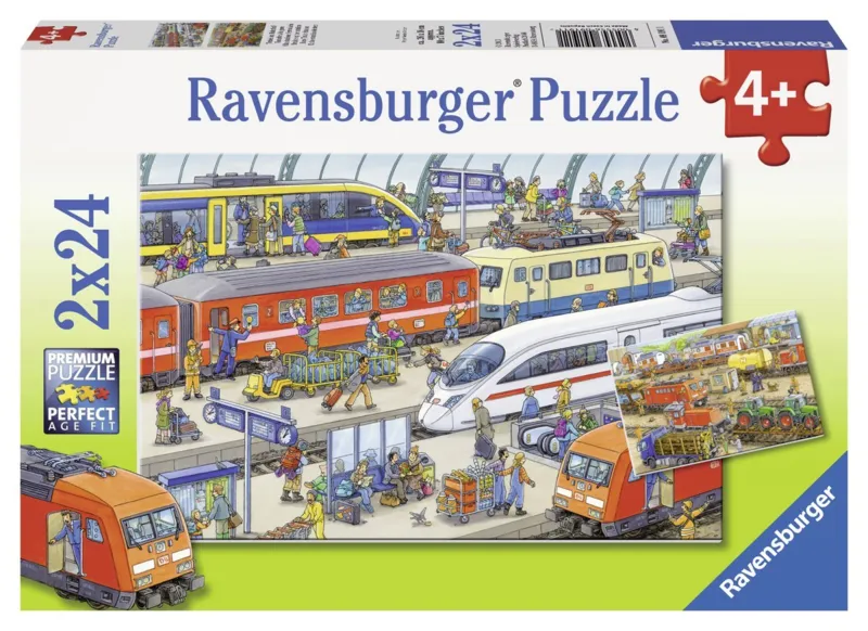 2 Puzzles - Agitation à la Gare
