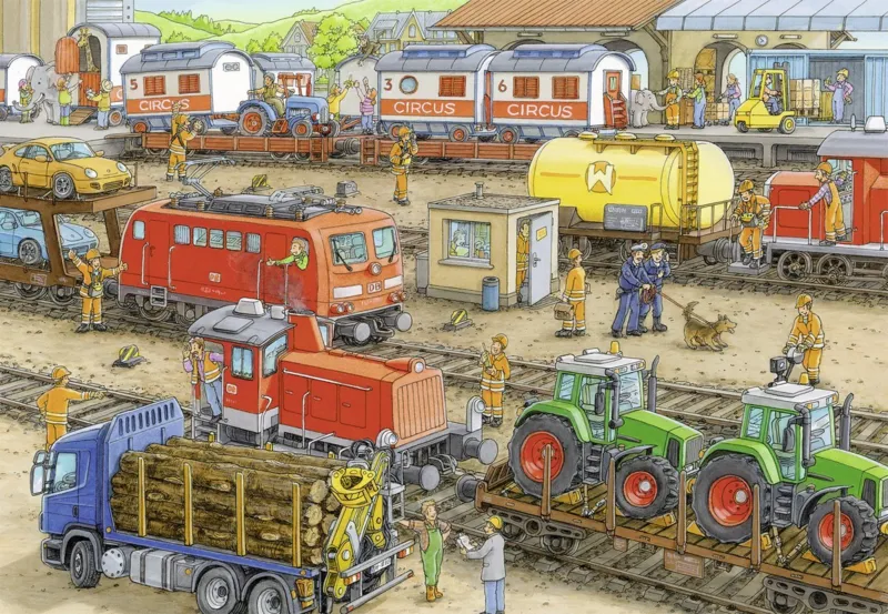 2 Puzzles - Agitation à la Gare