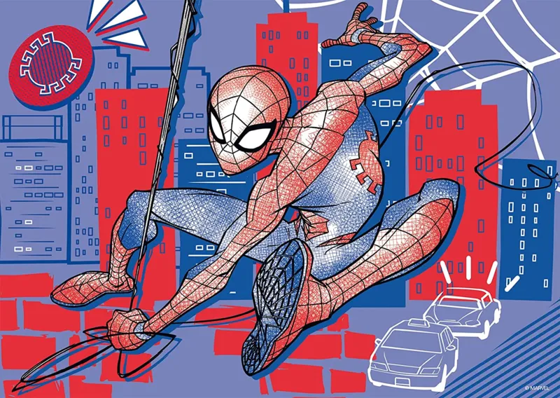 Puzzle Géant de Sol - Spiderman