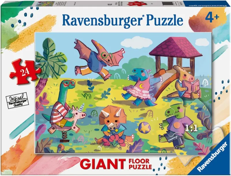 Puzzle Géant de Sol - Pièces XXL - Dinosaures