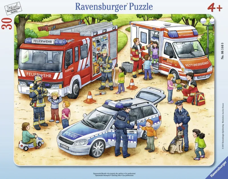 Puzzle Cadre - Professions Excitantes