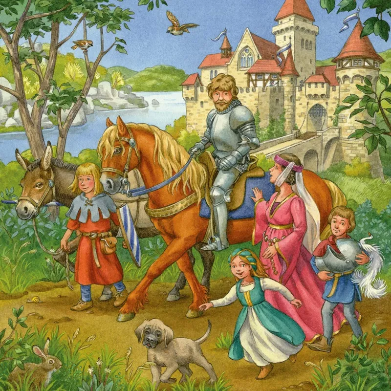 3 Puzzles - Moyen-Age